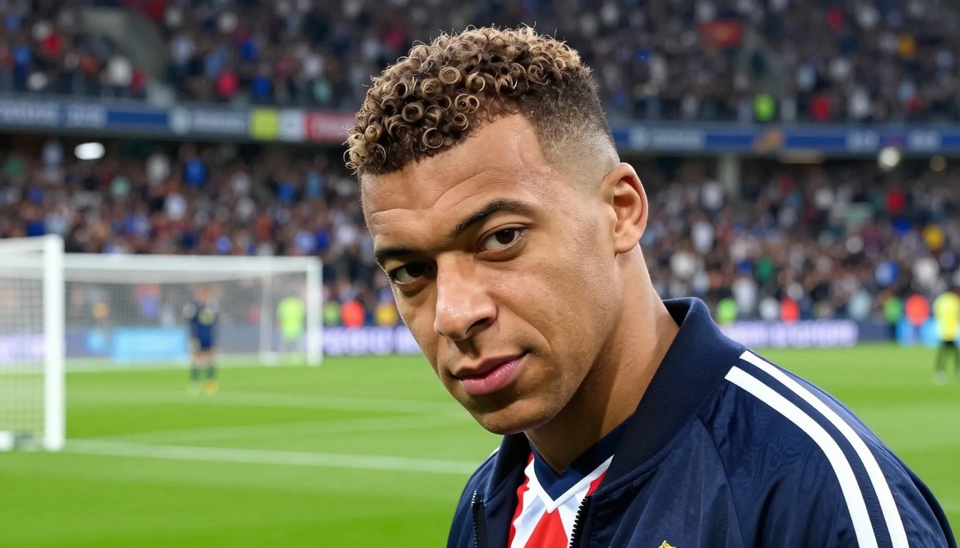 Fryzura Mbappé