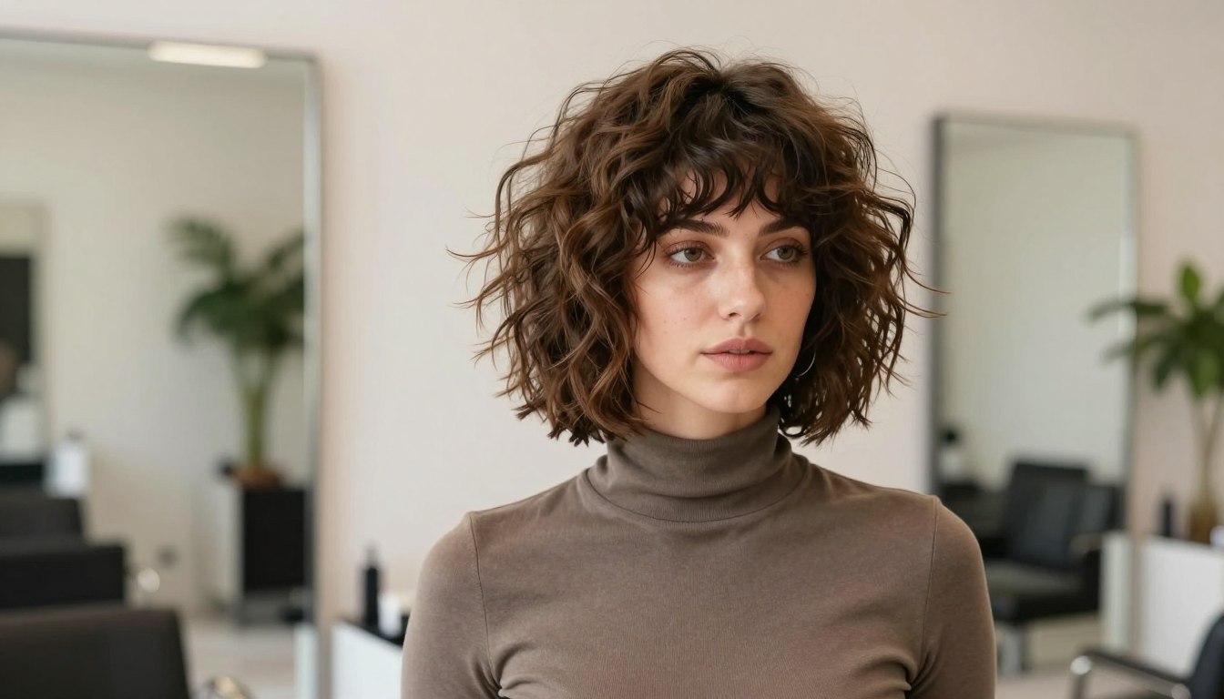 Fryzura shaggy bob