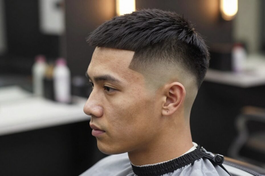 Fryzura taper fade