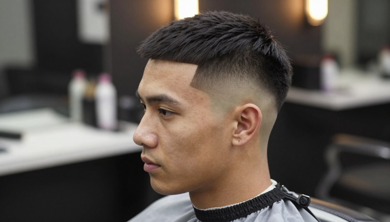 Fryzura taper fade